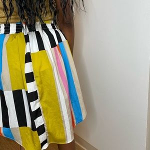 High Low multi color skirt🌈